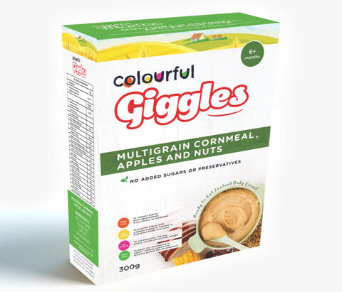 Colourful Giggles (Multiple Grains, Apples and Nuts)
